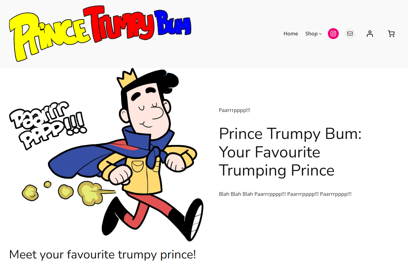 Meet Prince Trumpy Bum!